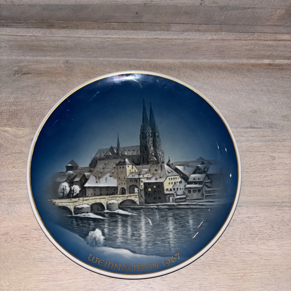 1967 Weihnachten‎ Christmas Collector  Plate Porcelain